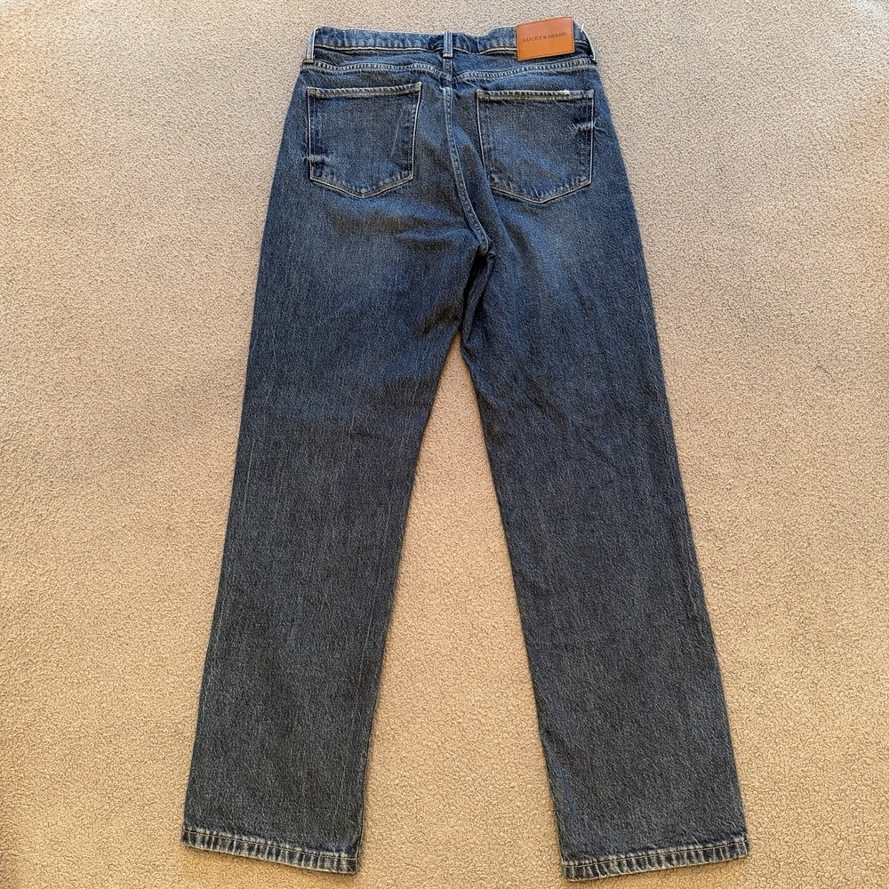LUCKY BRAND Jeans ZOE High Rise Straight Leg Medium Wash Denim Women's 10/30L - Picture 14 of 16